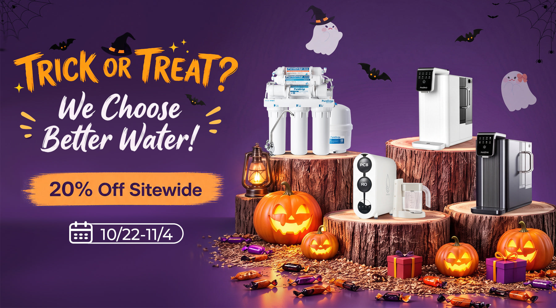  puredrop halloween sale 20 off water filter