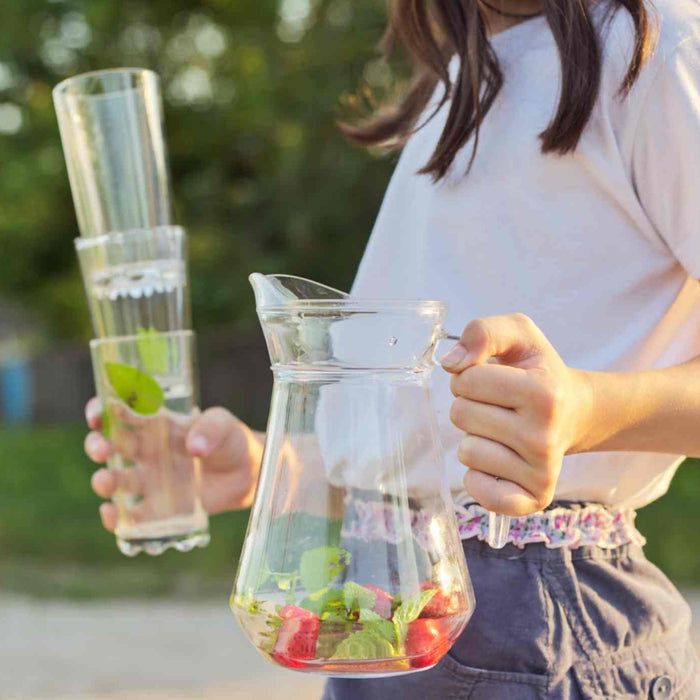pure drinking water summer hydration lifestyle 