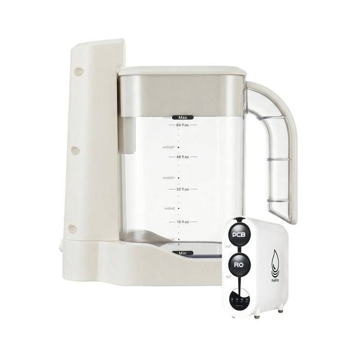PureDrop Replacement Pitcher for PDR-100HRO RO Water Filtration System, 64 oz Pure Water Pitcher