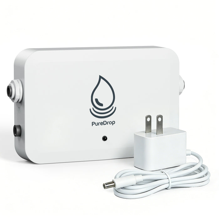 PureDrop PDR-UVF3 UV LED Water Filter for Under Sink Water Filter & RO Systems, Smart On/Off Switch, Long-Lasting Ultraviolet LED, Reduce up to 99.9% of Bacteria