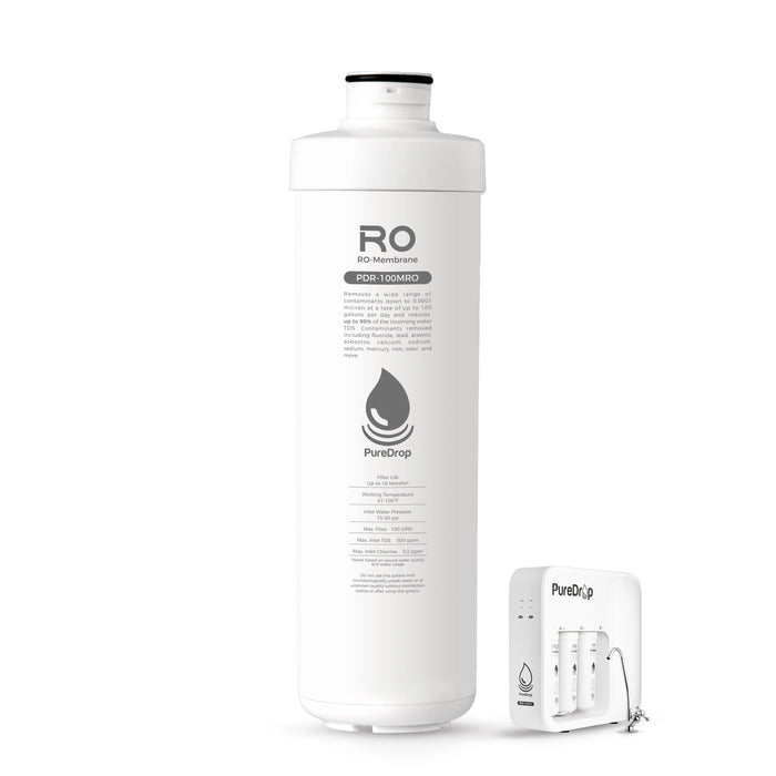 PDR-100MRO 100GPD RO Membrane Replacement for PDR-100RO | PureDrop