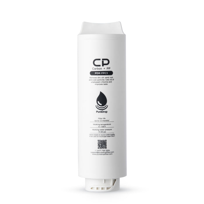 PDR-FPC3 Composite Pre-Filter Replacement for PDR-3CUW Ultrafiltration Water System | PureDrop
