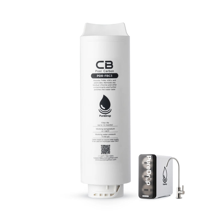 PDR-FBC3 Post Carbon Replacement for PDR-3CUW Ultrafiltration Water System | PureDrop