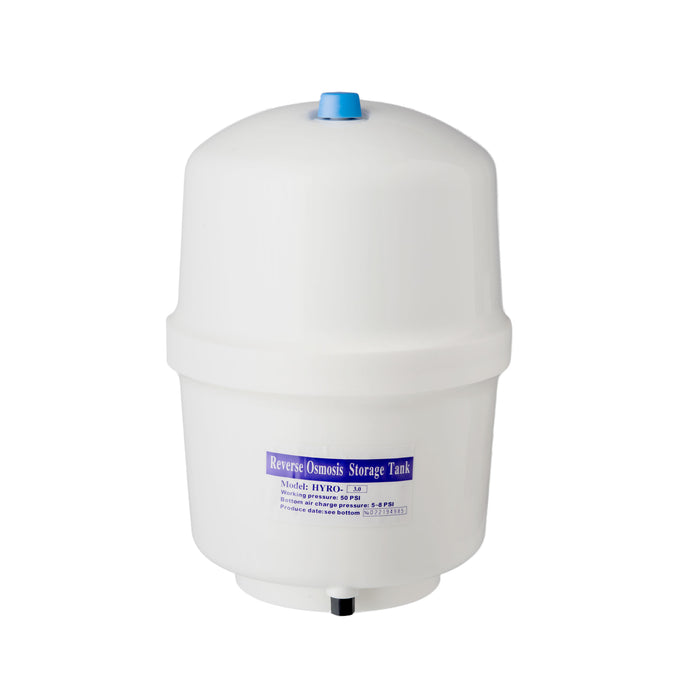 PDR-T40P 2.2 Gallons RO Water Storage White Tank | PureDrop