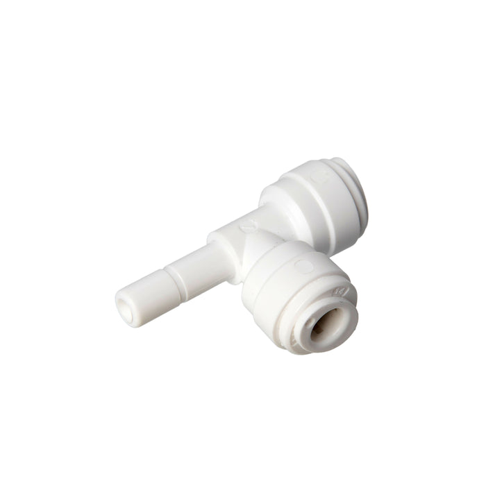 PDR-0404ST 1/4" Stem TEE Quick Fitting, 2 Pack | PureDrop