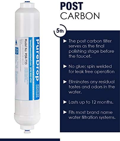 PDR-F5-50 Replacement Water Filter for 50GPD RO System 5 Counts | PureDrop